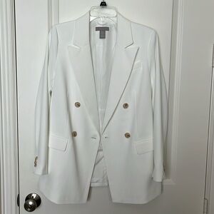 H&M Blazer in white/cream XS